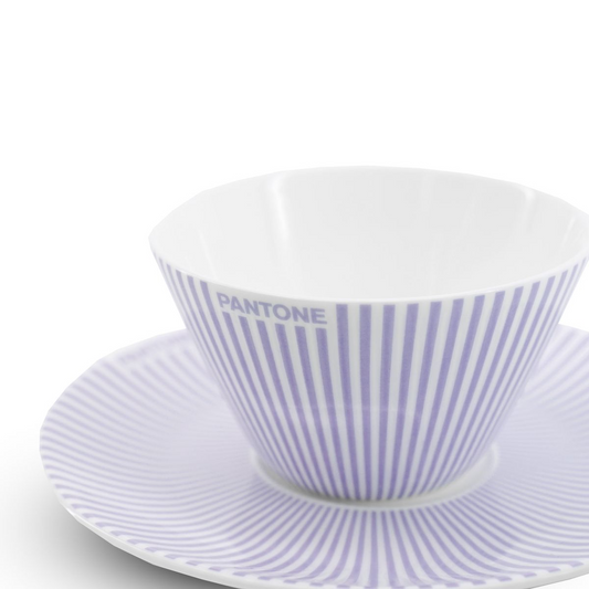 【Pantone Limited Edition】白瓷咖啡杯碟套裝