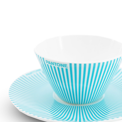 【Pantone Limited Edition】白瓷咖啡杯碟套裝