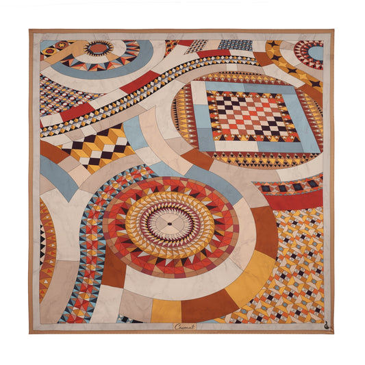 Cosmati-90x90 Scarf