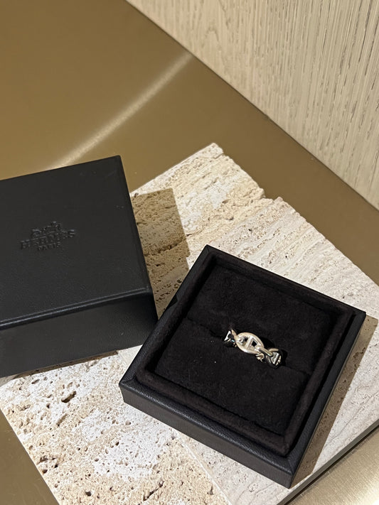 Hermes 925 ring CHAINE D ANCRE