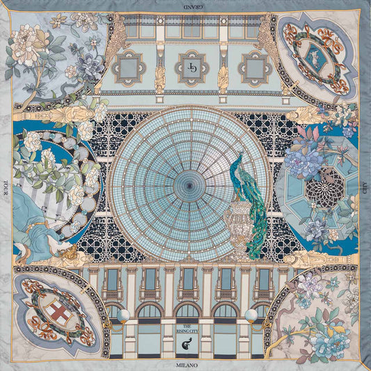 The Rising City -90x90 Scarf