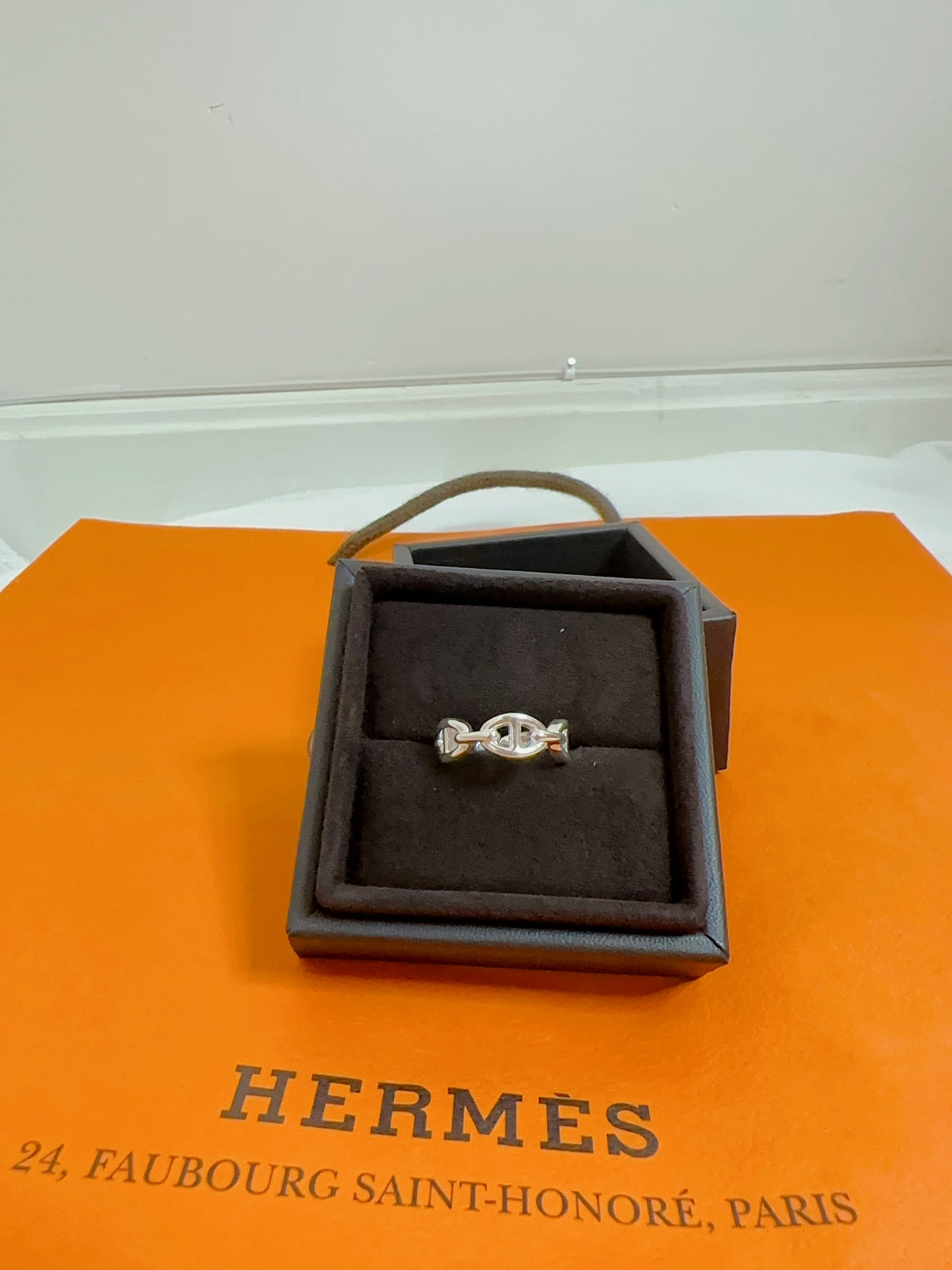 Hermes 925 ring CHAINE D ANCRE